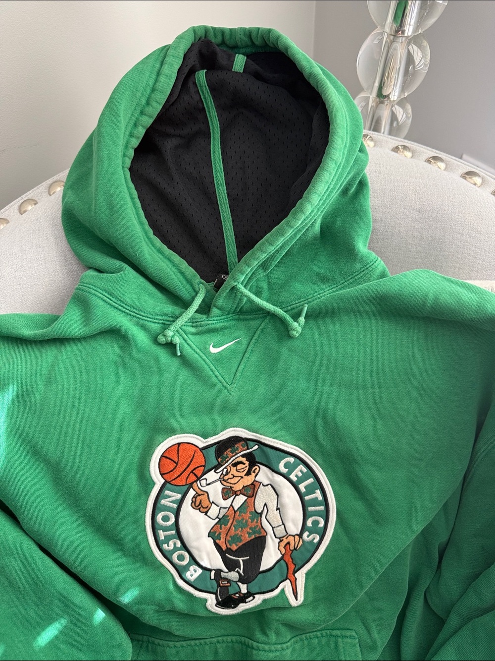Nike Green Boston Celtics Pullover Hoodie